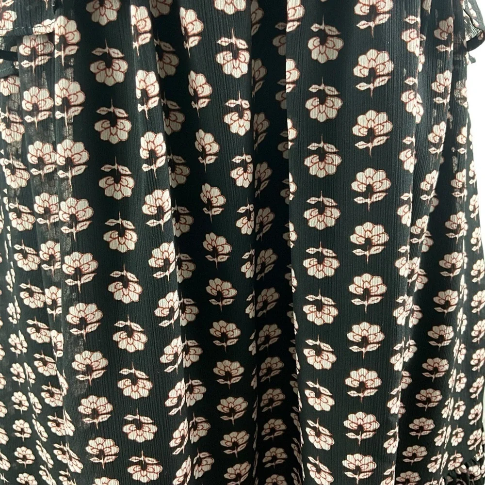 J.Crew Ruffle V Neck‎ Floral Cap Sleeve Dress NWT